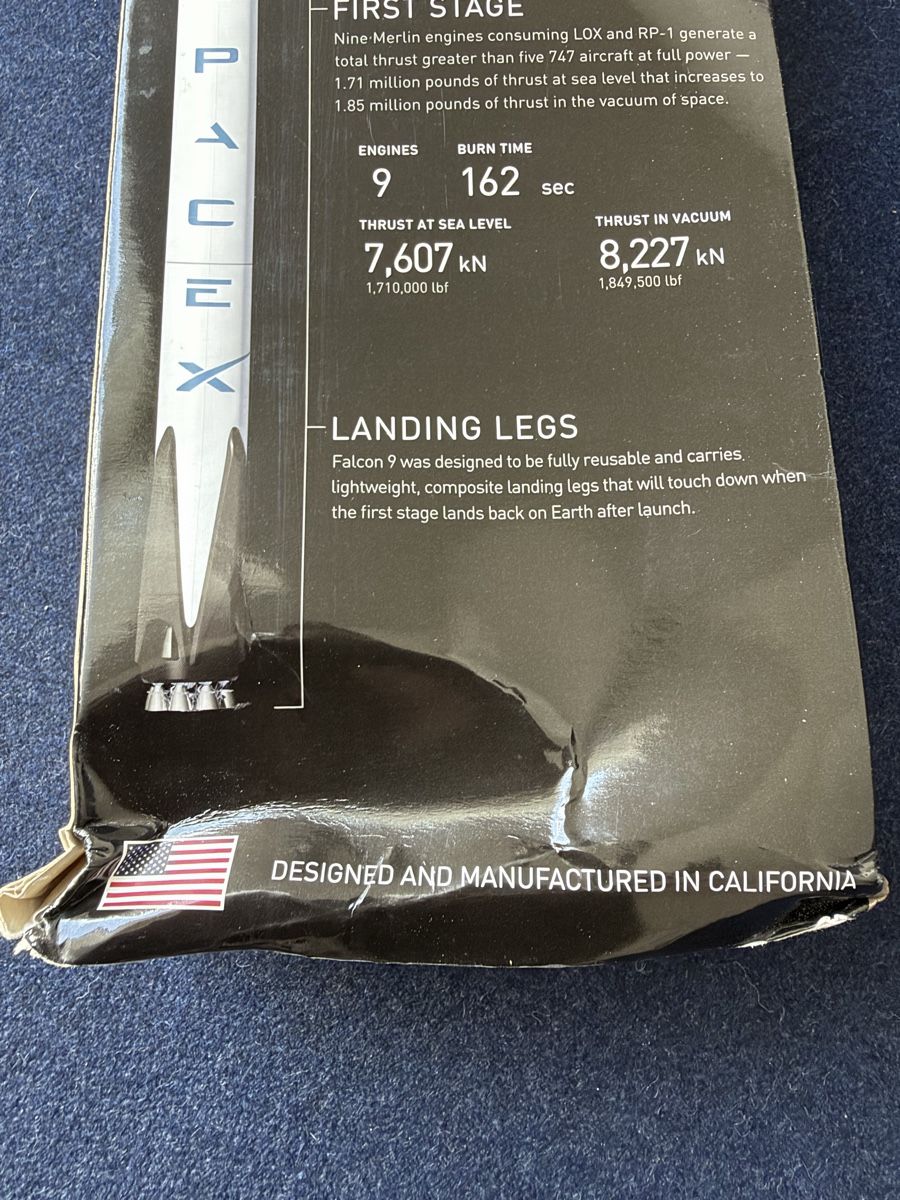 RC Modellbau: SpaceX Falcon 9 and Fairing Flying Model Rocket Kit – Neu (gemäss Beschreibung) aus Zürich von jankais3r 3