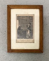 Antiker Druck "Parny chez son libraire" 15x20 cm (19. Jh)
