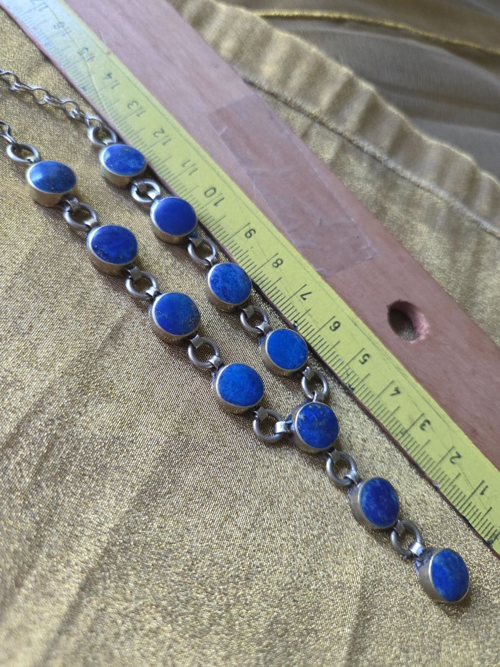 Colliers: Wunderschöne Halskette Collier mit edlem echtem Lapislazuli – D'occasion à Basel par ivoli 4