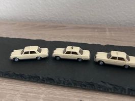 3x Wiking Mercedes Benz 200 Taxi 1:87