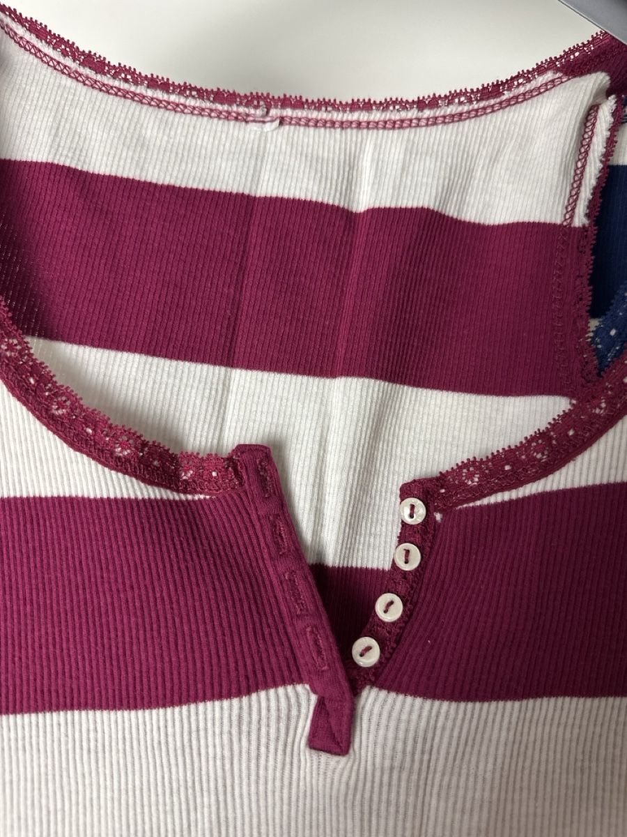 H&M Top: Zwei gestreifte Sommer Tops, Grösse L – Usato da Aarburg venduto da Tonija 1