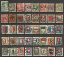 40 Timbres de 1913/26 ( Pro-Juventute )