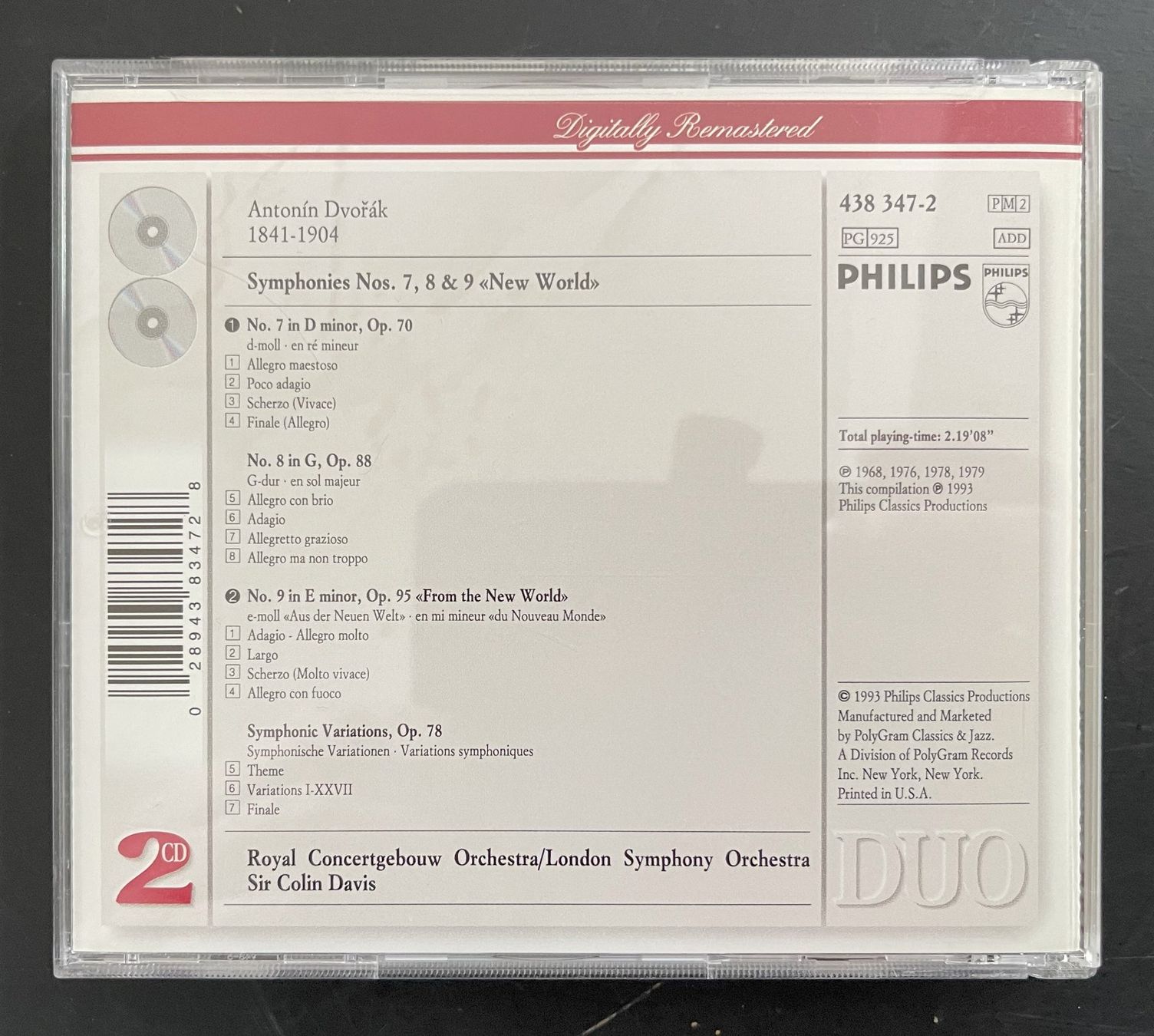CDs: Dvorak  / Sympony nos. 7-9 -  CD - Ungepackt – Neu und originalverpackt aus Oftringen von Vucki 1