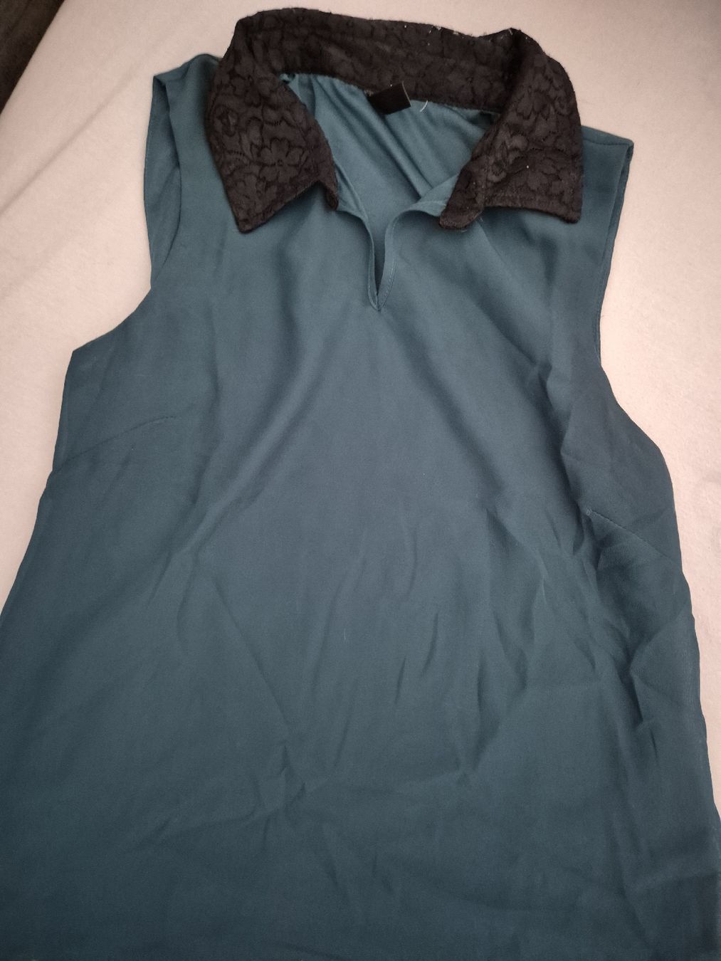 Vero Moda Top: Damen Bluse VERO MODA Petrol Grösse 36  – Usato da Zürich venduto da mit_jz2x