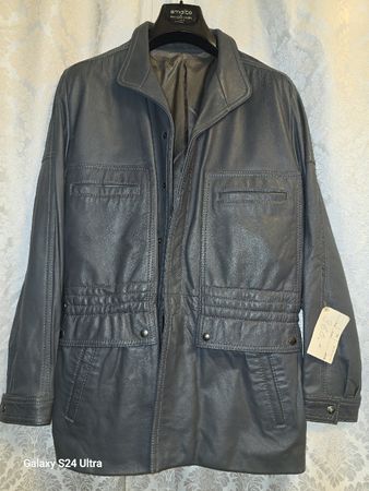 Vintage-Jean Loupice-Nappa Lederjacke, Grösse 50
