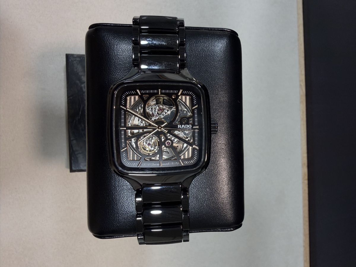 Rado Orologi: Rado True Square Open Heart Automatikuhr – Usato da Wallisellen venduto da Juwelier_Aurum 1