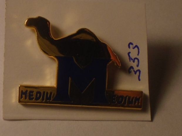 Camel Placchette & Badge: 1 Camel Medium Kamel Pin (353) – Usato da Winterthur venduto da Beli2000