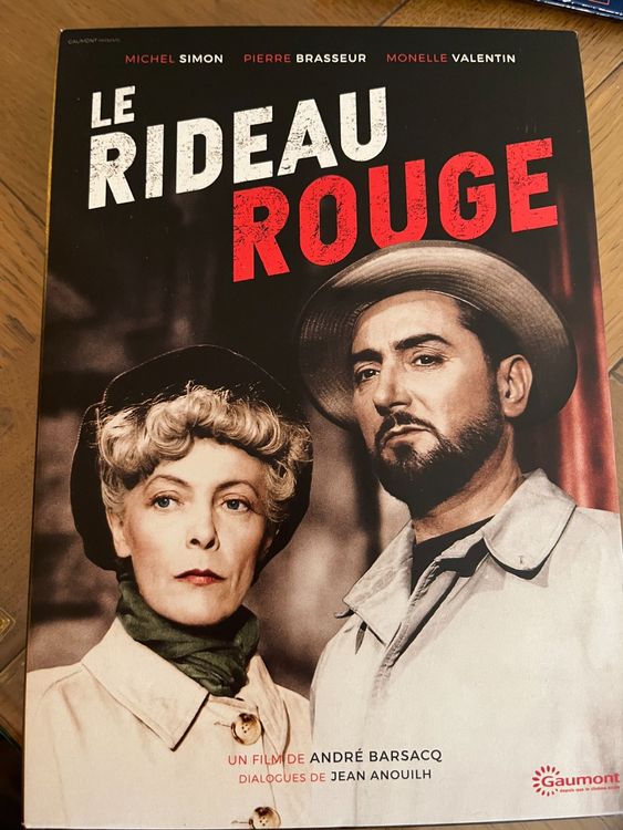Le Rideau rouge (1952, Michel Simon, Pierre Brasseur, DVD) | Kaufen auf ...