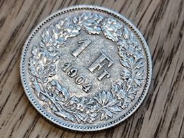 ==> 1Fr 1904 gut ss <==