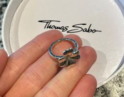 💍 Thomas Sabo Ring Kleeblatt 🍀 Silber 925, GR 54, Top! ✨