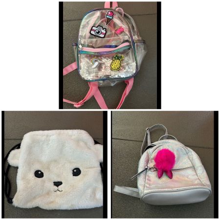 Lot 3 sacs à dos fillettes , mignons et tendances