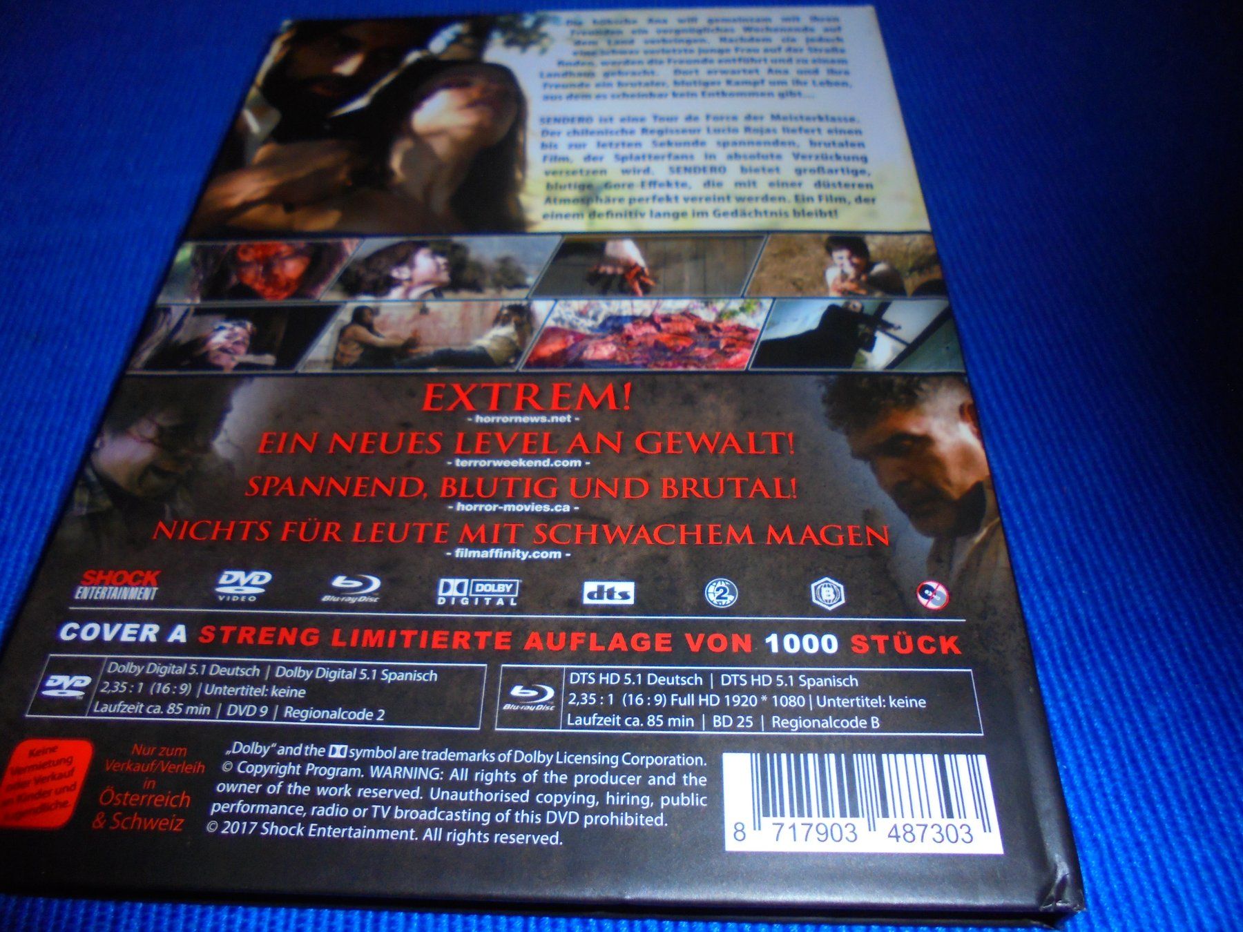 Tutti i DVDs: Mediabook SENDERO/ extrem heftig /Lim.1000/ Cov. A – Nuovo (secondo la descrizione) da Wattenwil venduto da Firebird1 1