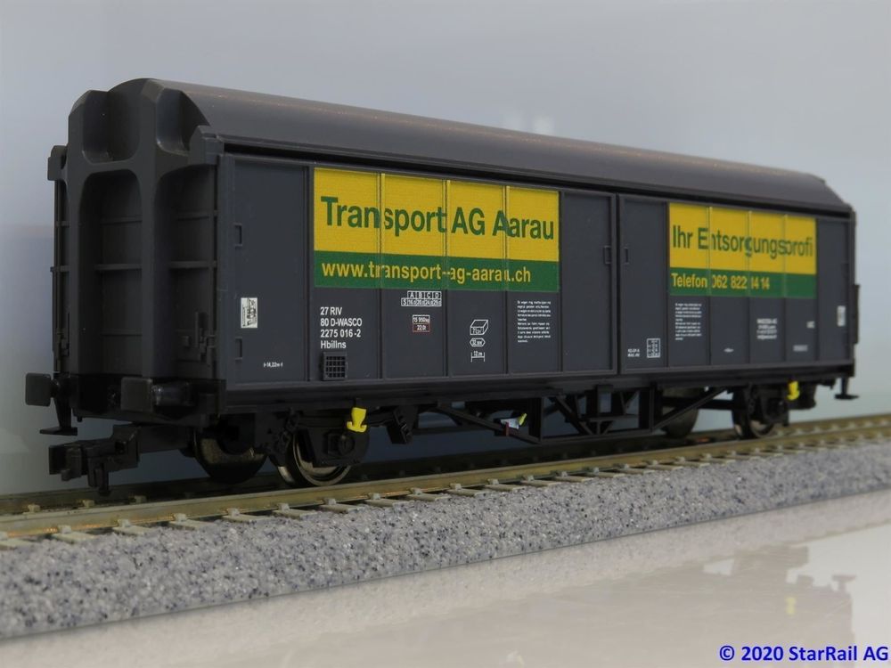Roco 76793 Schiebewandwagen WASCOSA Transport AG Aarau Ep IV (Gebraucht ...