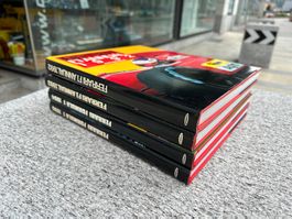 Rare Ferrari annual Book 1992 + 1993 + 1994 + 1995