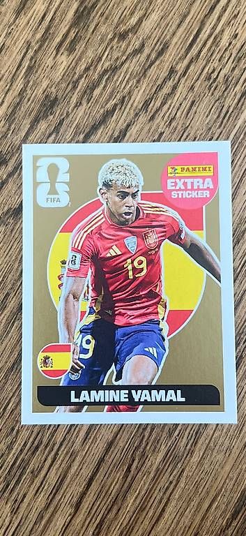 Panini Carte collezionabili: Lamine Yamal extra Sticker Gold – Usato da Bazenheid venduto da nin_vck6