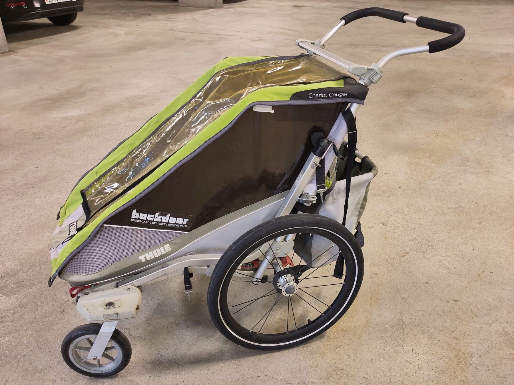Thule Rimorchi: Thule Chariot Cougar 1 Einsitzer – Usato da Buchs ZH venduto da GRES667 7