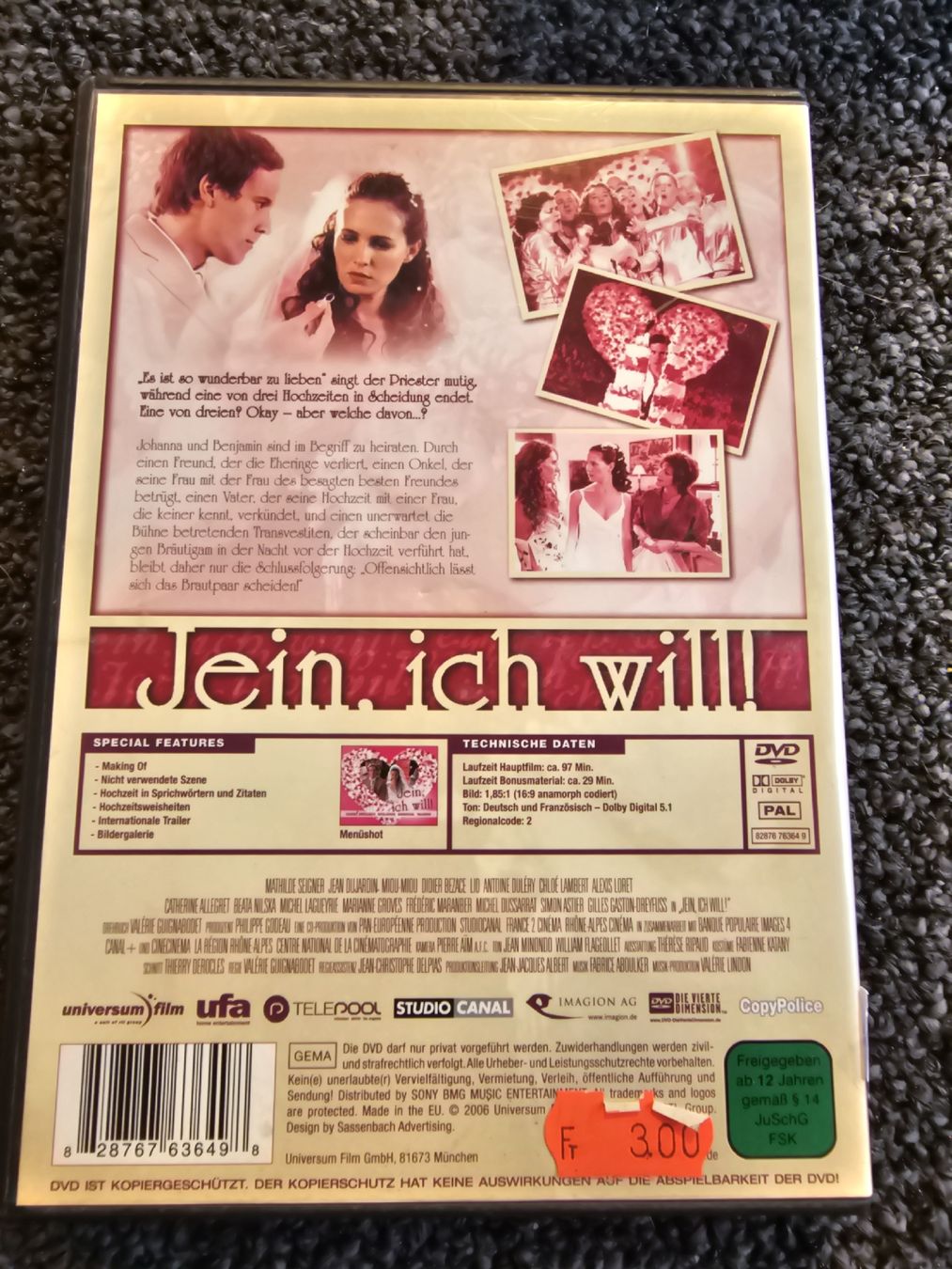 Tutti i DVDs: DVD - Nein, ich will! (17748) – Usato da Ruswil venduto da jan_bxl5 1