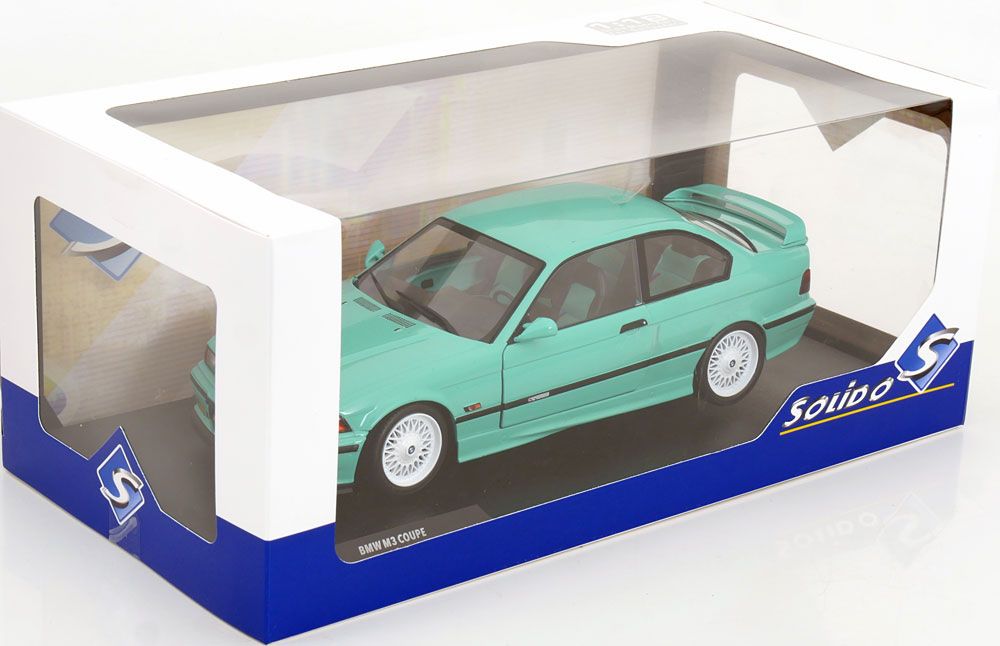BMW Modellini d'auto: BMW M3 E36 WORKS 1991 MINTGRÜN 1:18 SOLIDO – Nuovo e nell'imballaggio originale da Suhr venduto da Moebelsiralfred 4
