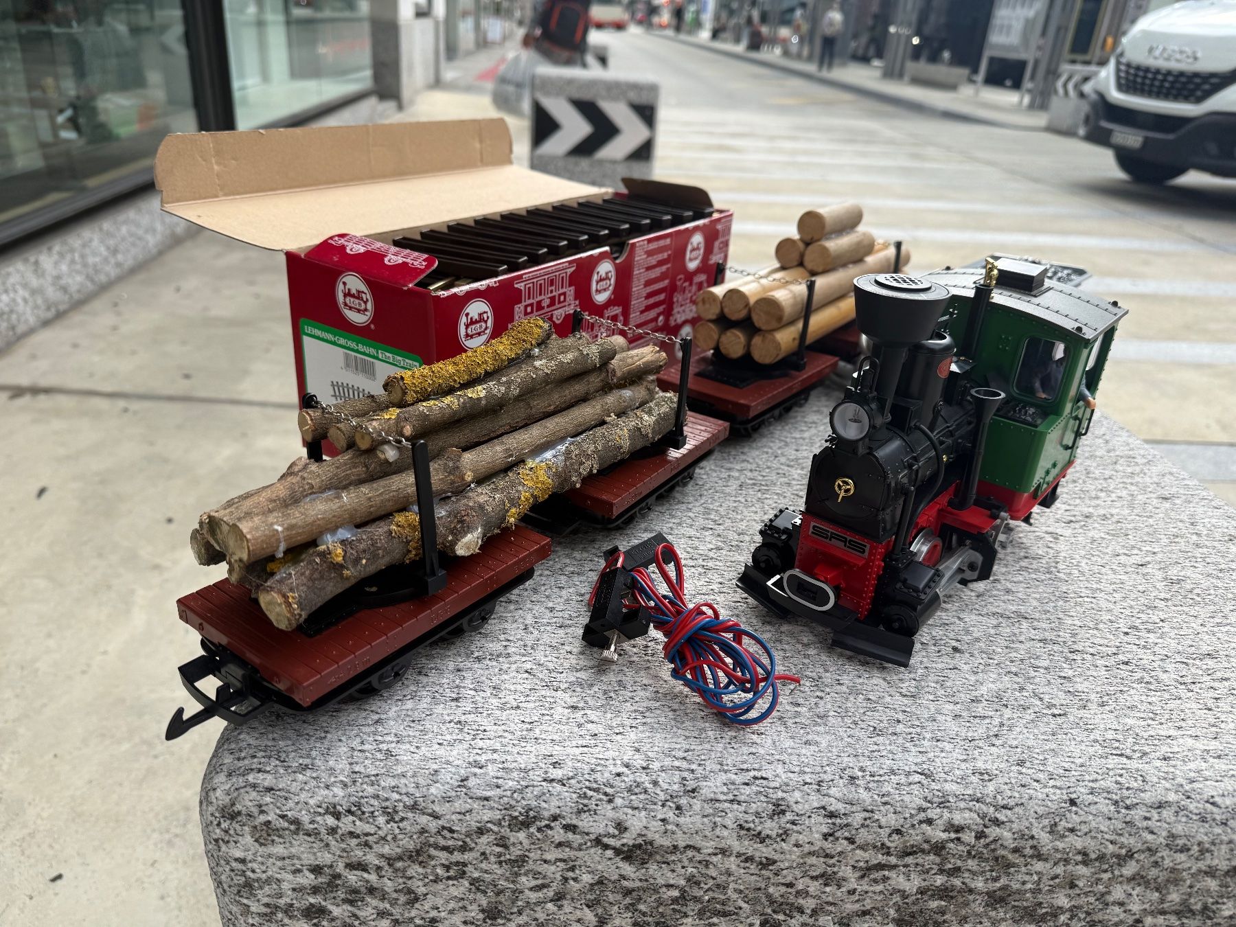 LGB Modellini di ferrovie: LGB Dampflok Start Set – Usato da Chiasso venduto da Carrara-Modellismo 2
