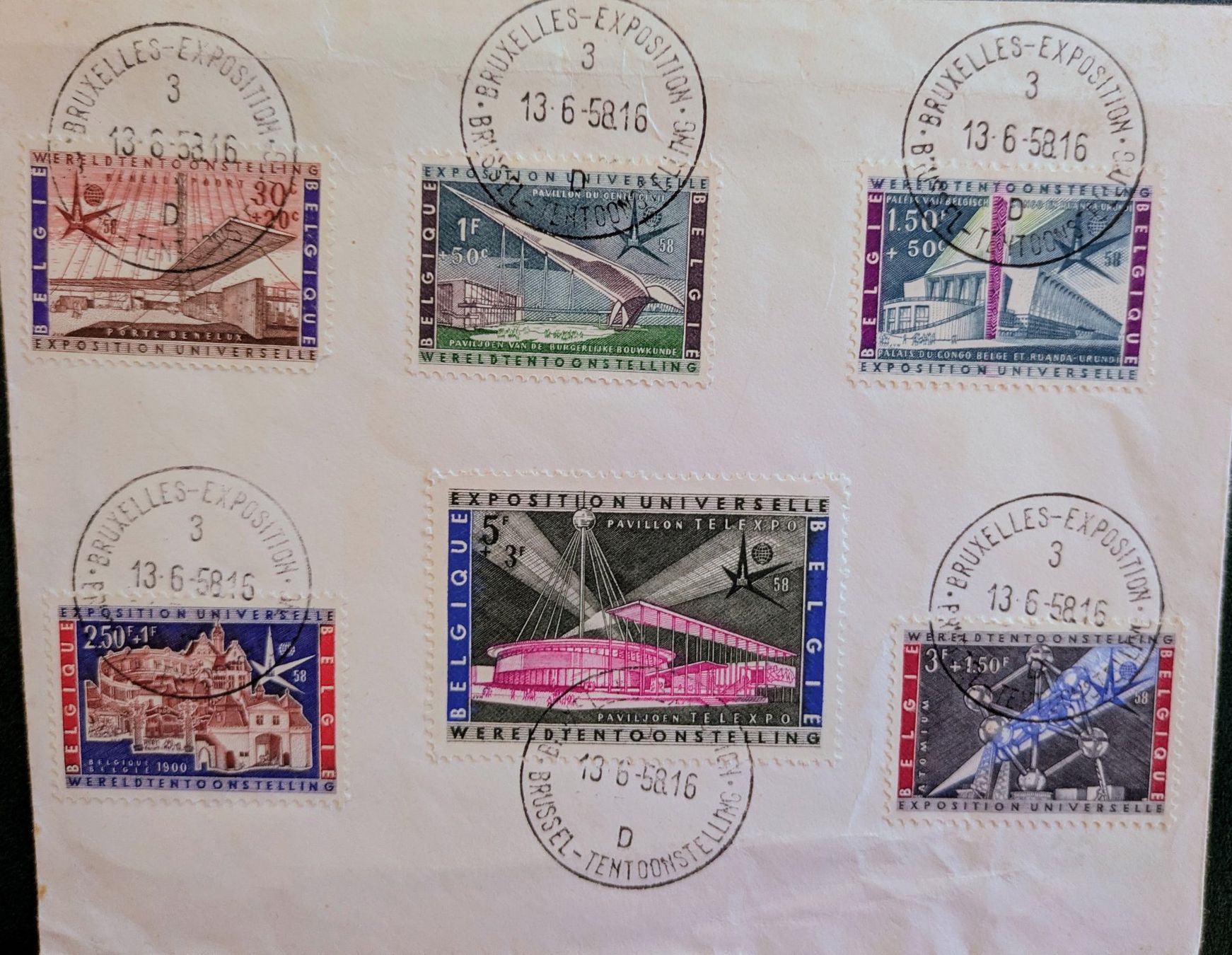 Tutti i francobolli: EXPO 1958 Brüssel – Usato da Madiswil venduto da Hglotz