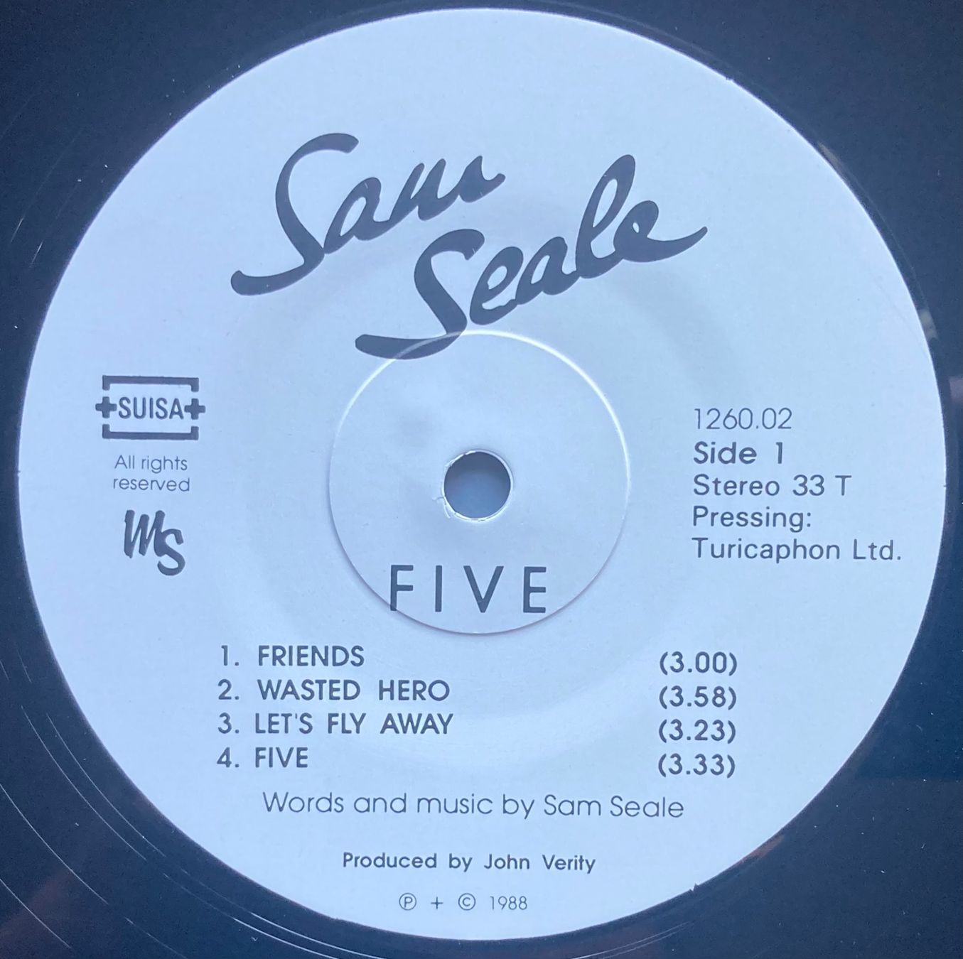 Schallplatten: SAM SEALE - FIVE – Gebraucht aus Poliez-Pittet von Newtown-Records 2