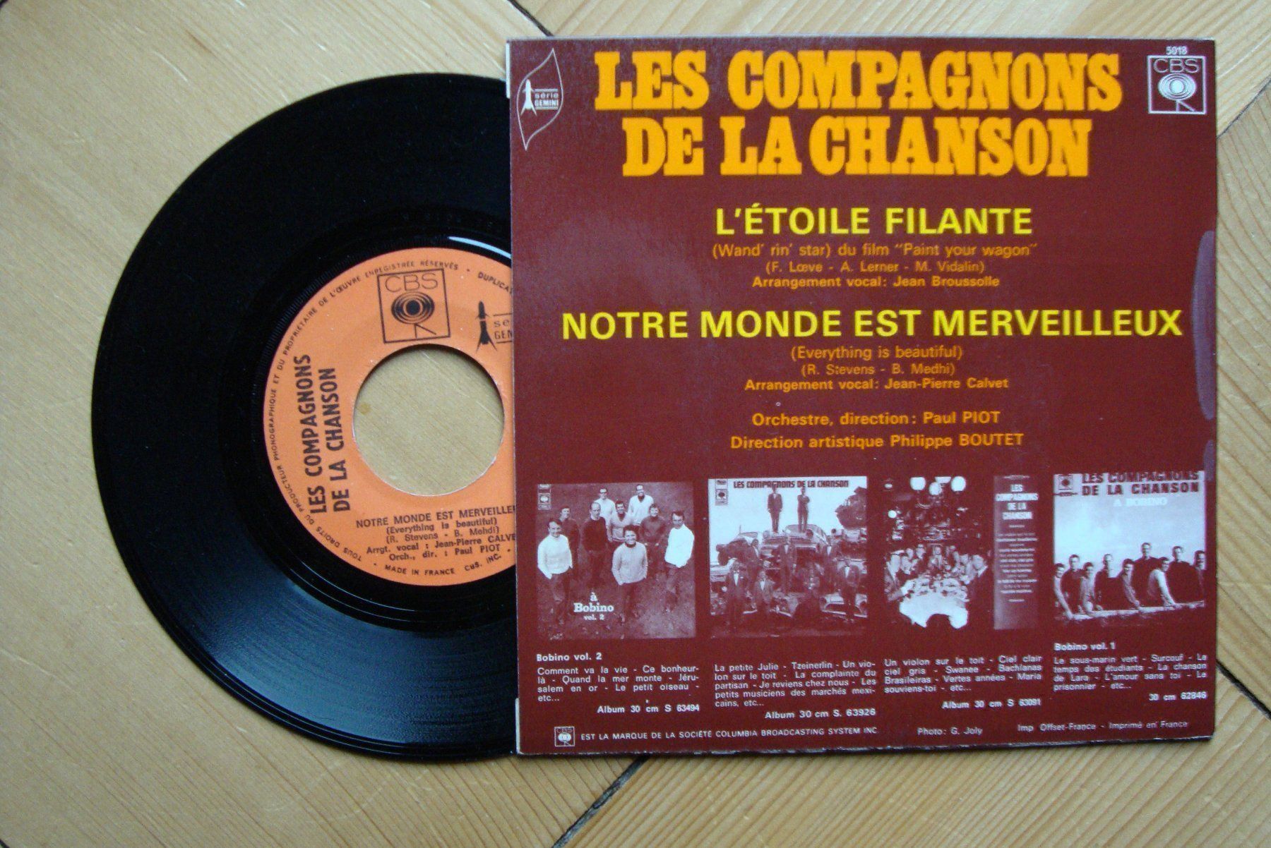 Dischi in vinile: Compagnons de la Chanson- ETOILE FILANTE – Usato da Bern venduto da Uli_10_11 1
