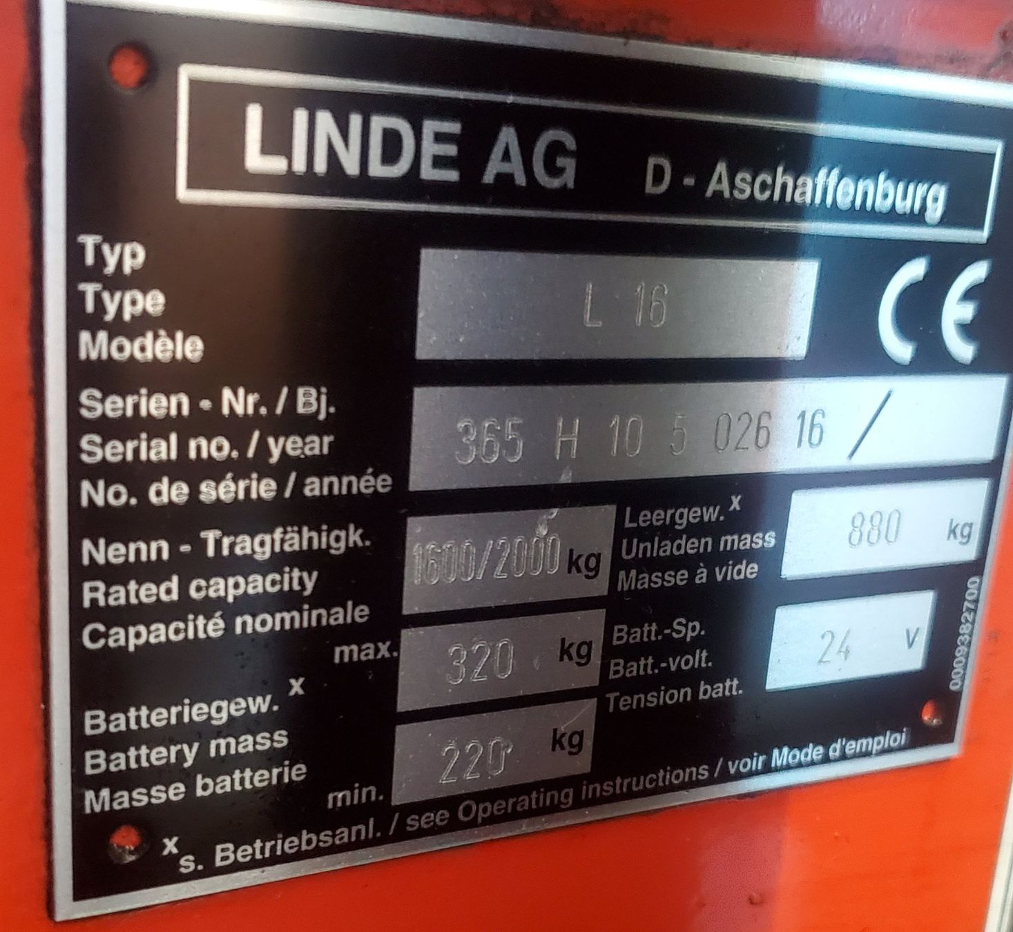 Linde Carrelli elevatori e a forche: Linde L16 Hochhubwagen mit Initialhub – Usato da St. Margrethen SG venduto da Stefandudler 3