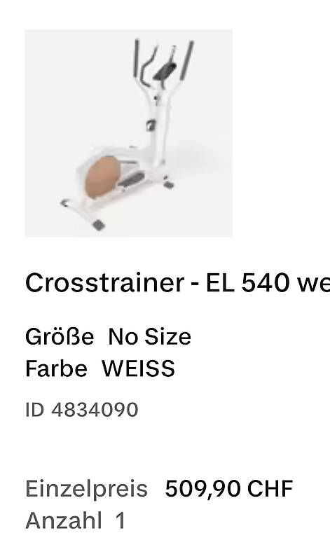 Decathlon Hometrainer: Crosser Crosstrainer Heimtrainer – Nuovo (secondo la descrizione) da Arosa venduto da fey_dyd2 4