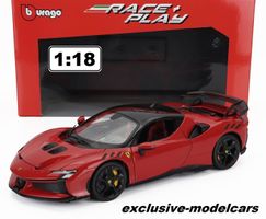 FERRARI SF90 XX Stradale 2024 rot 1:18 von Bburago