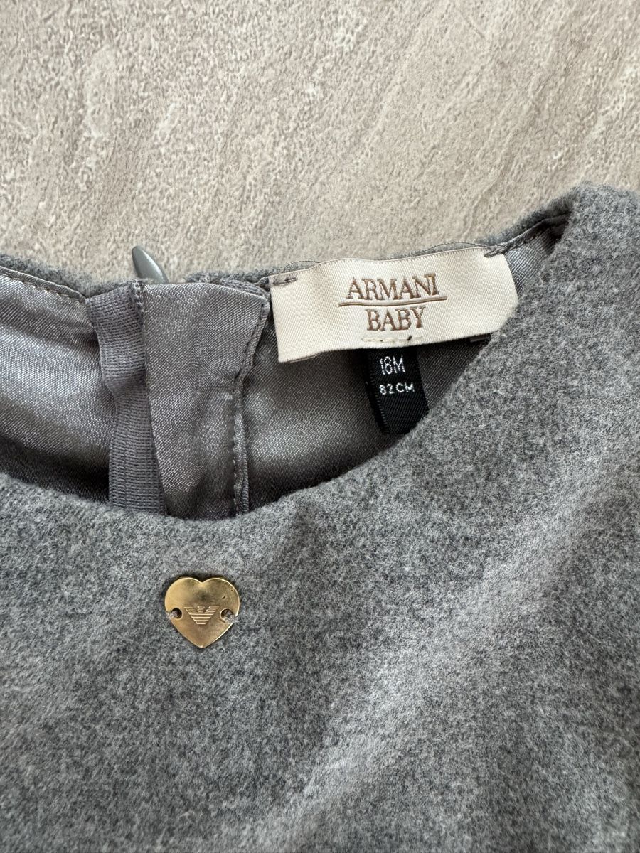 Armani Robes et jupes: Armani Baby Kleid Grau Grösse 18M – D'occasion à Galgenen par Vintluxe 1