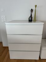 IKEA MALM Kommode mit 4 Schubladen, weiss