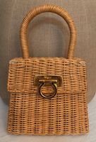 Sac à main en osier Gancini de SALVATORE FERRAGAMO