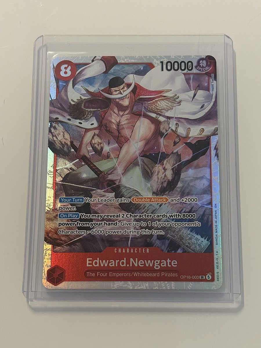 Bandai Carte collezionabili: One Piece TCG - Edward.Newgate OP16-003 – Nuovo (secondo la descrizione) da Pieterlen venduto da Mira_o7