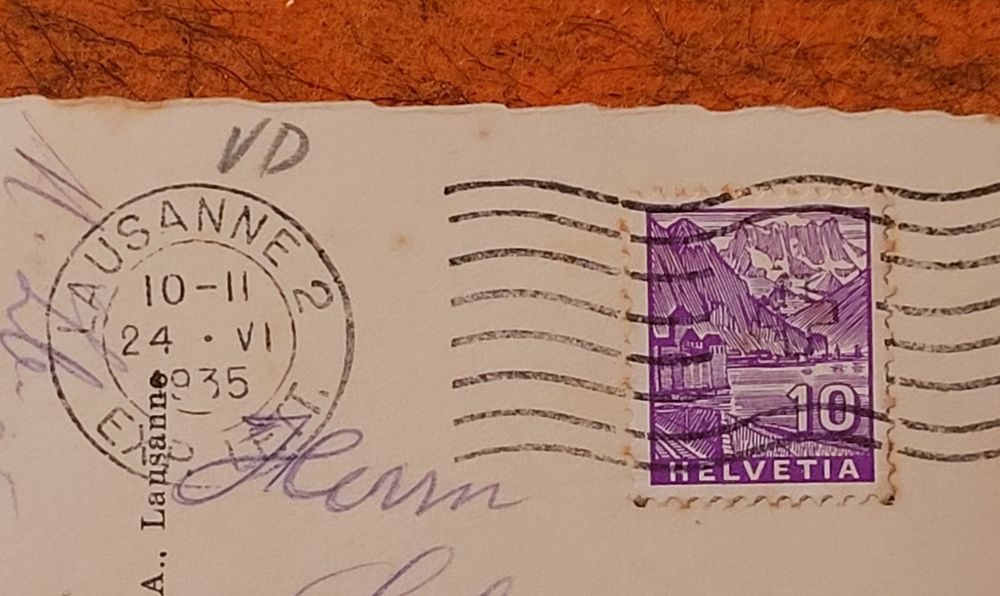 Morges (VD) Hôtel de Ville et Poste 1935 | Kaufen auf Ricardo