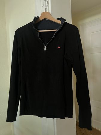 Ralph Lauren Pullover schwarz mit Reissverschluss M