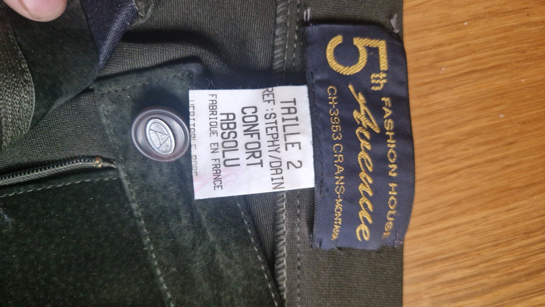 Pantaloni: Wildleder-Strech- Hose Gr. 38, 5thAvenue – Usato da Zürich venduto da Orelie01 3