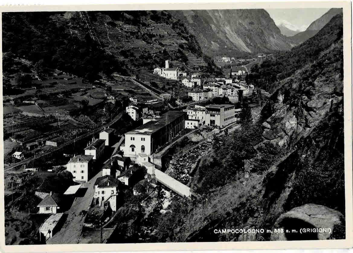 Cartes postales: Campocologno Flugaufnahme – D'occasion à Sulz AG par Oberdanne8
