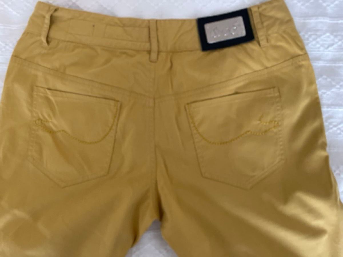 Pantaloni: Trausers - Mustard Q-OS Satin, Stylish and Unique! – Nuovo (secondo la descrizione) da Winterthur venduto da shp_xcc5 4