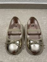H&M Ballerinas Grösse 25 Gold