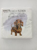 Servietten Dackel