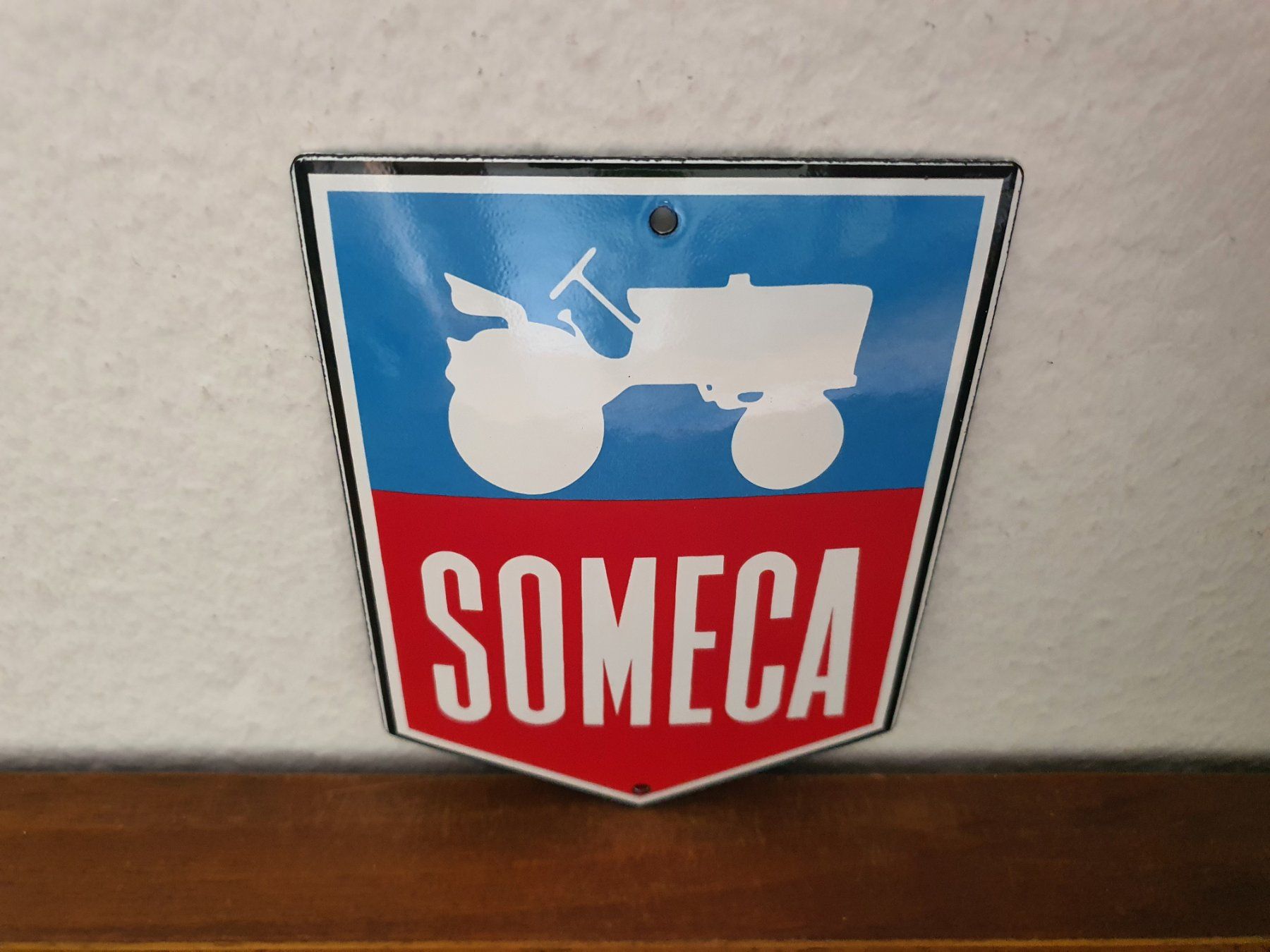 Simca Insegne: Emailschild Simca Someca Traktor Logo Emaille Schild Reklame – Nuovo (secondo la descrizione) da Schaffhausen venduto da pfanis09 3