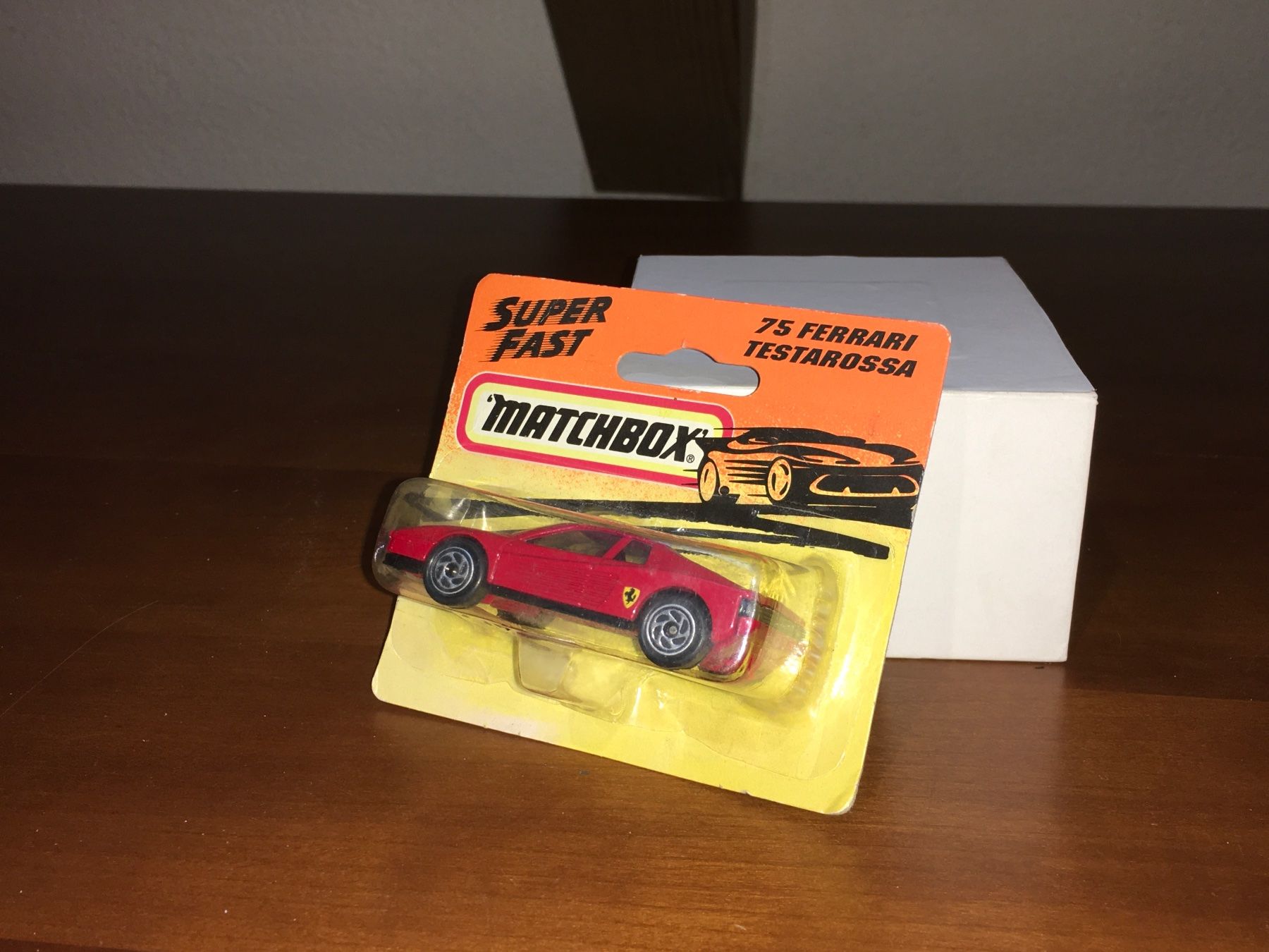 Matchbox Modellini d'auto: Ferrari Testaross Matchbox Super Fast 75 - Vintage!! – Nuovo (secondo la descrizione) da Wohlen AG venduto da PrivatSammlung