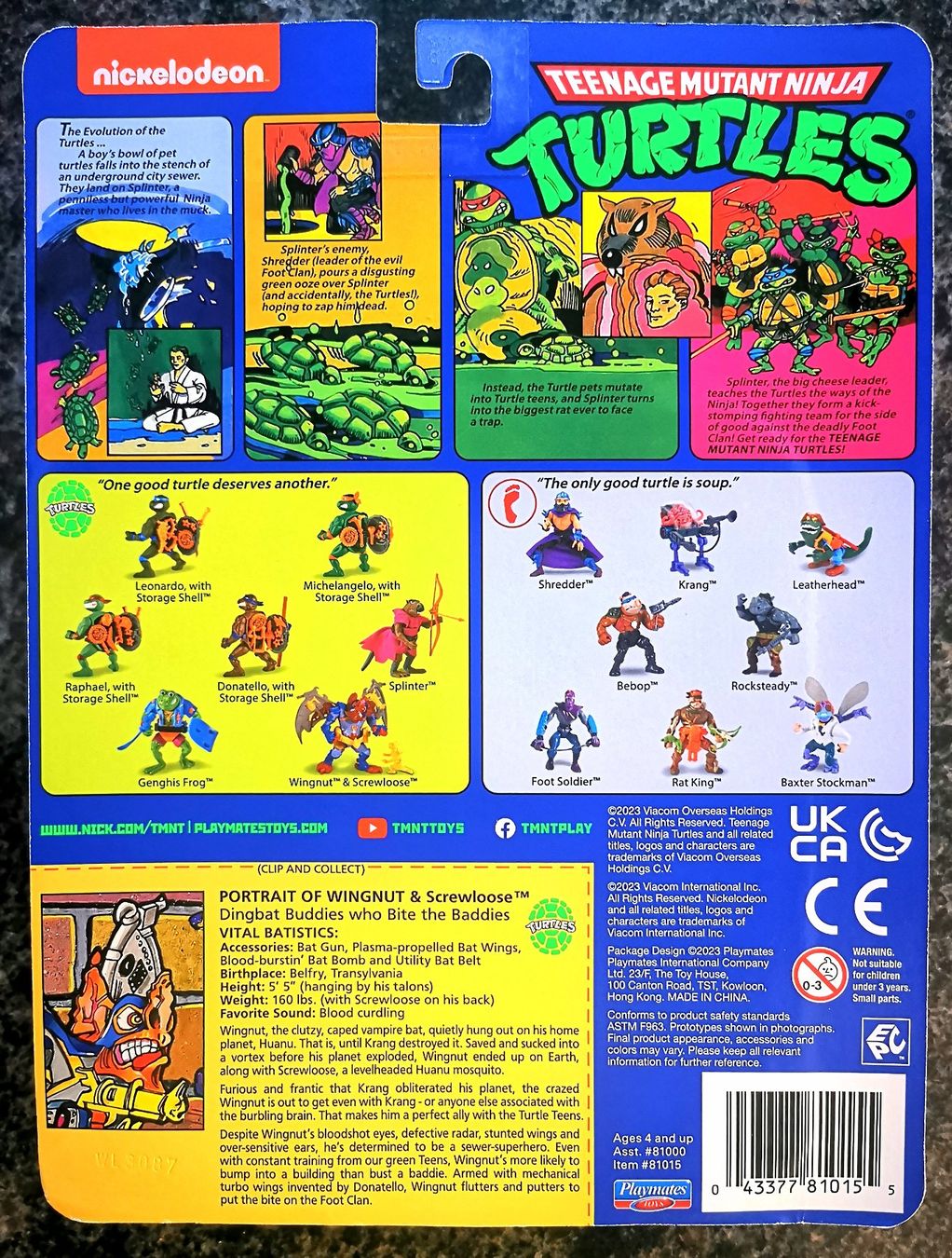 Statuette: Wingnut & Screwloose Ninja Turtles Action Figur Nickelodeon – Nuovo e nell'imballaggio originale da Rorschach venduto da Actionvintage789 1