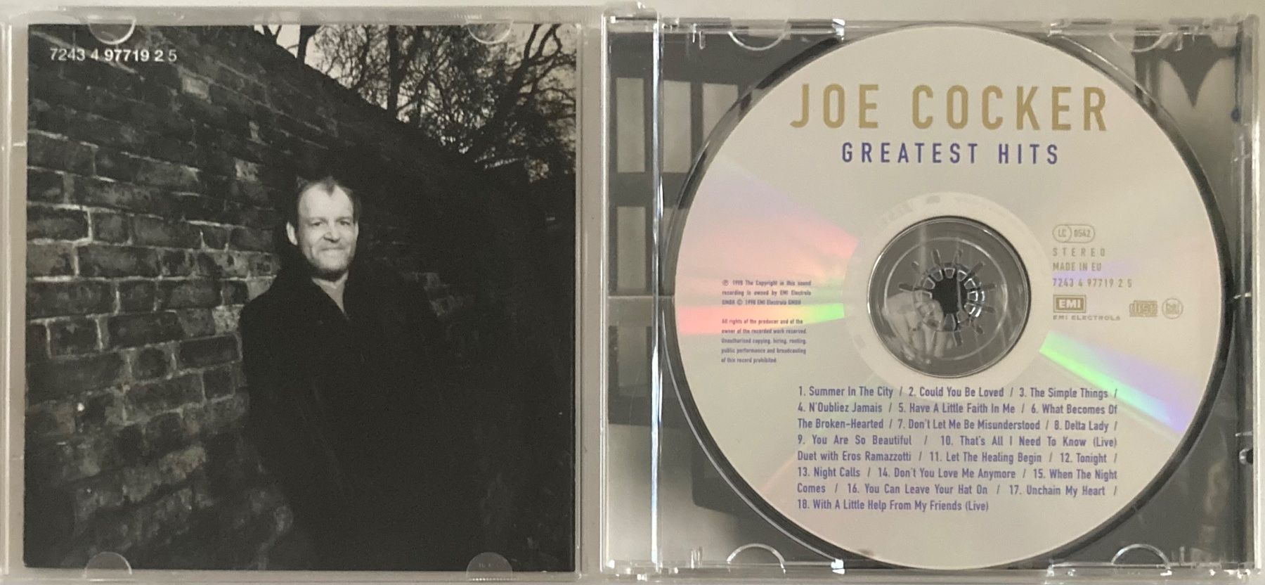 CD: JOE COCKER - GREATEST HITS – Usato da Poliez-Pittet venduto da Newtown-Records 2