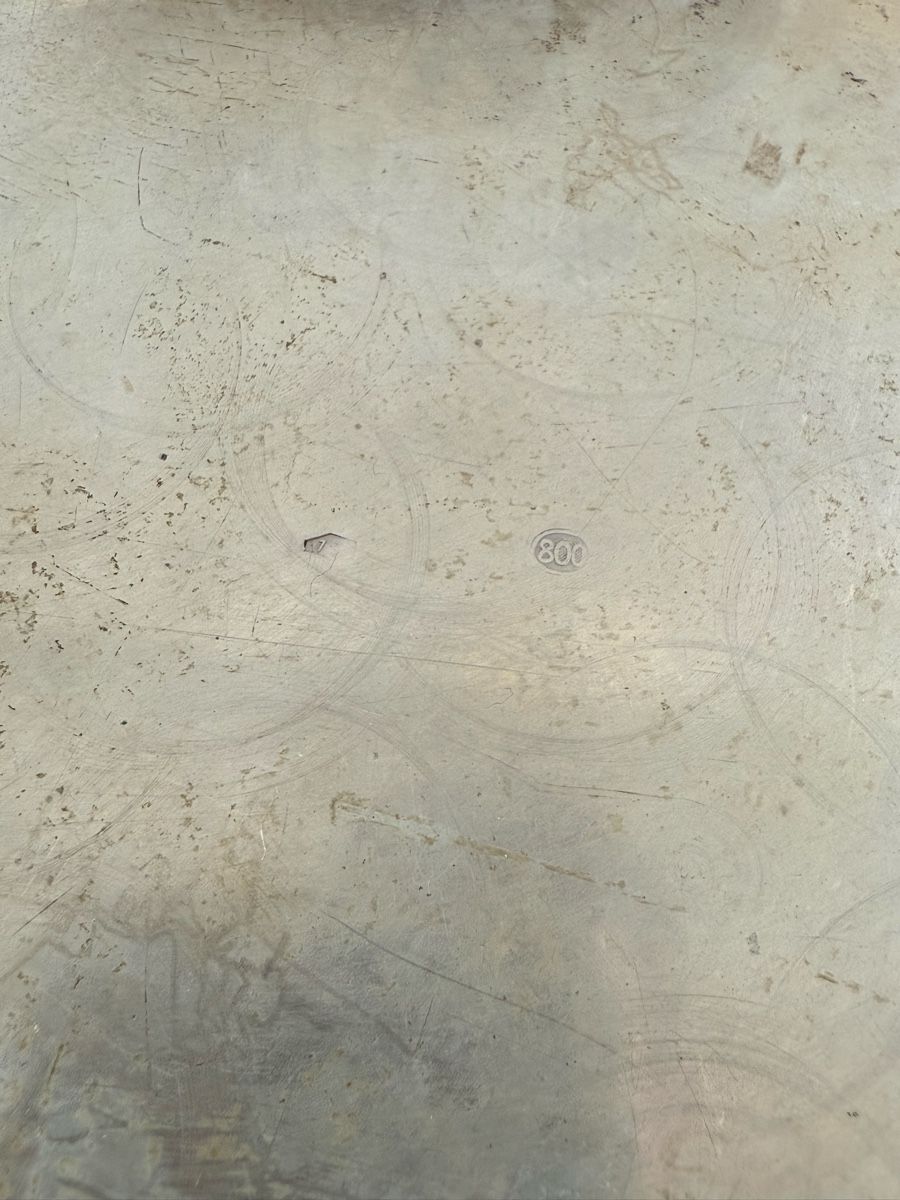 Piatti di portata: Vintage 800 Silber Schalen, Serviertablett mit Rand – Usato da Affoltern am Albis venduto da jonas1009 4