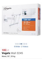 Vogel's TV Wandhalterung 3245 schwenkbar 32-55"