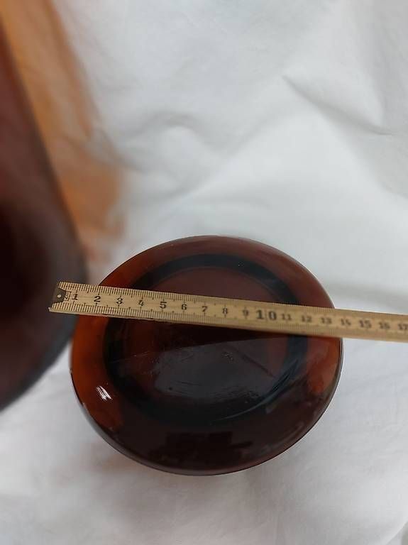 Accessori da laboratorio: Apothekerflasche Braunglas original Glasstopfen – Usato da Münchenstein venduto da Letan 2