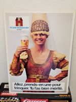 Feldchlösschen Bier Poster Vintage - Top Zustand Rarität!