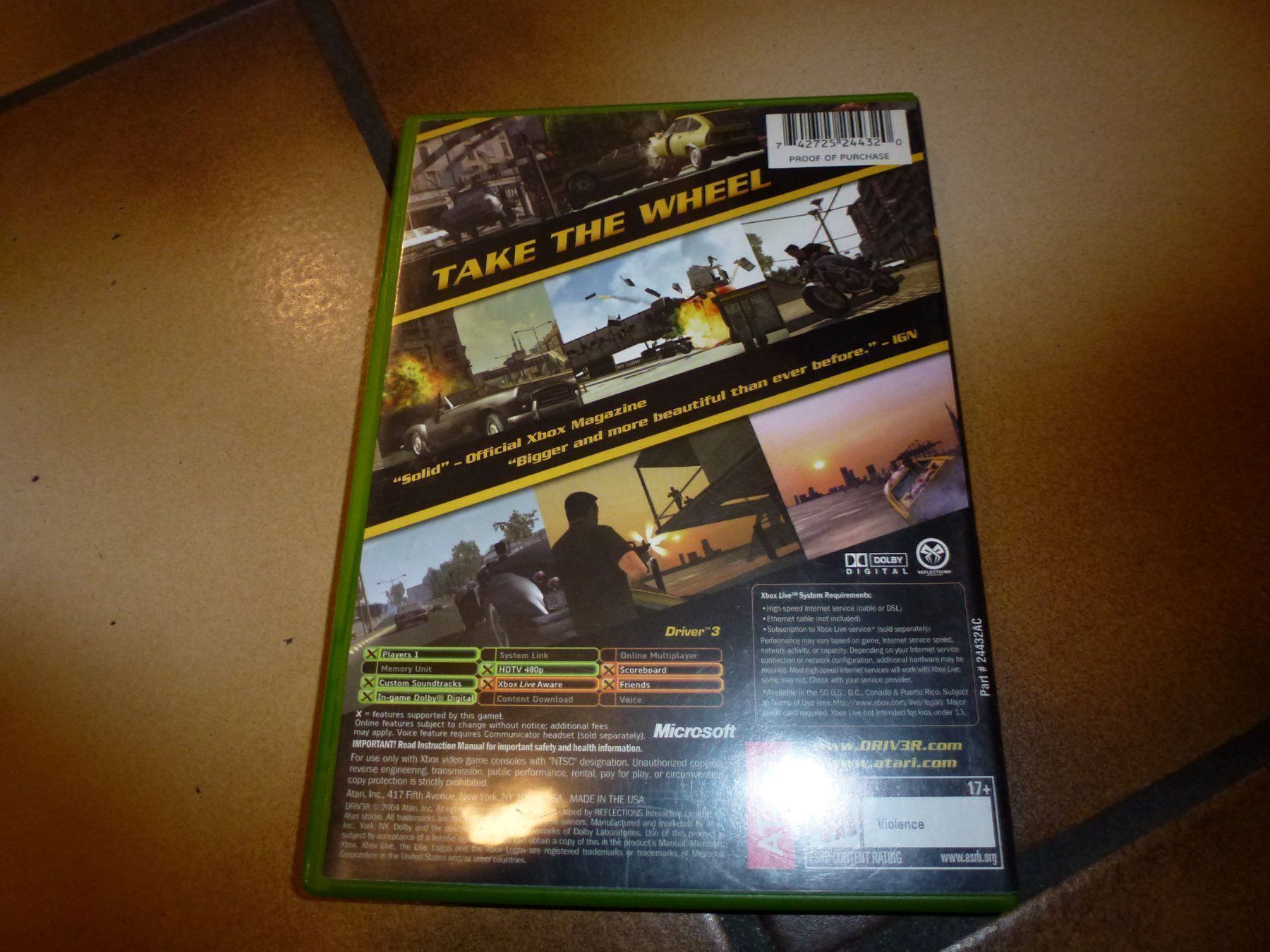 Giochi: Driv3R XBOX CLASSIC US-IMPORT! – Usato da Olten venduto da Disc-Ausverkauf 2