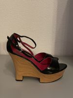 Sandales compensées noires Promise, taille 37.5